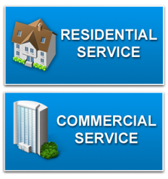 we provide residential and commercial service